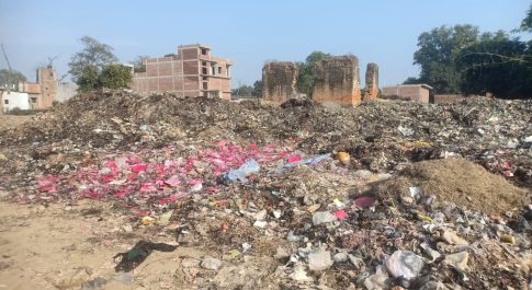 खबर का हुआ असर एक सप्ताह में बदल जायेगी कूड़ा निस्तारण की जगह