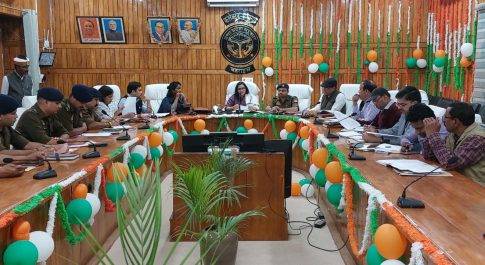वर्नेबुल एवं क्रिटीकल मतदान केन्द्रों की मैपिंग के सम्बन्ध में बैठक सम्पन्न