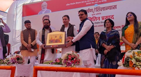 रू. 3518.45 लाख लागत की 22 परियोजनाओं का लोक निर्माण मंत्री ने किया शिलान्यास