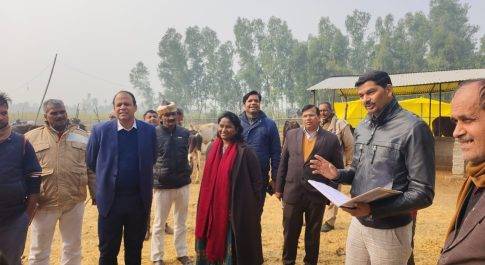 नोडल अधिकारी ने जिले के गोआश्रय स्थलों का किया निरीक्षण