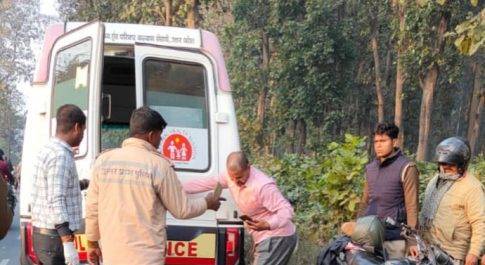 अज्ञात वाहन की ठोकर से बाइक सवार युवक की हुई दर्दनाक मृत्यु