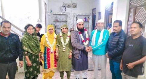 उमरा के लिए जाने वाले जायरीनों का किया इस्तकबाल