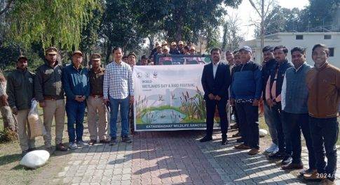 कतर्नियाघाट वन्य जीव विहार में मनाया गया वेट लैण्ड डे
