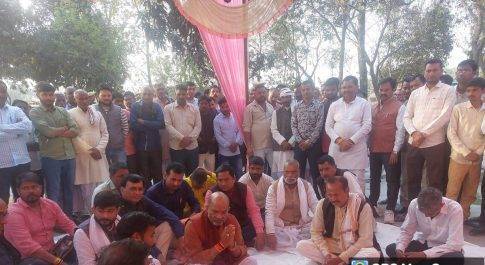 विधायक महसी ने देवपुरी धाम के पर्यटन विकास कार्य का किया भूमिपूजन