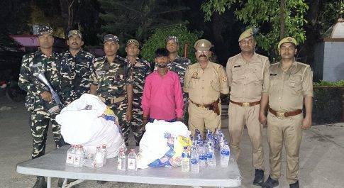 अवैध शराब सहित, अन्य अवैध सामग्री बरामद