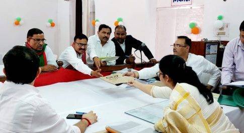 पांचवे दिन 02 प्रत्याशियों ने दाखिल किया नामांकन