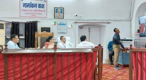 सामान्य प्रेक्षक ने किया निर्वाचन कन्ट्रोल रूम व नामांकन स्थल का निरीक्षण