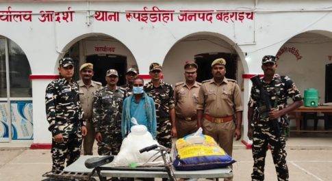 90 लीटर नेपाली कच्ची शराब के साथ एक अभियुक्त गिरफ्तार