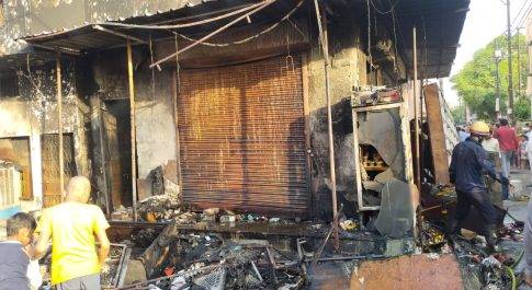 फ़ायर विभाग की तत्परता से टला बड़ा नुक़सान