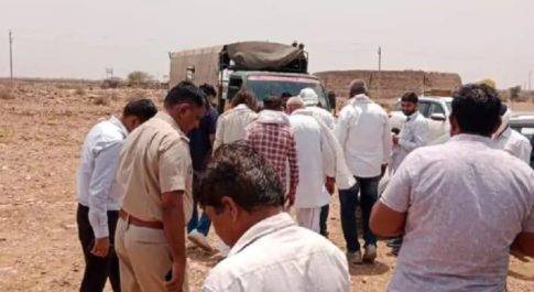 सरकारी जमीन पर कब्जा कर अवैध माइनिंग का आरोप