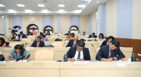 समाजवादी गणराज्य श्रीलंका के सिविल सेवकों के लिए तीसरा क्षमता निर्माण कार्यक्रम राष्ट्रीय सुशासन केंद्र (एनसीजीजी), मसूरी में आयोजित किया गया