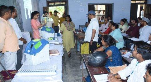 कार्मिक प्रशिक्षण स्थल के.डी.सी. का डीएम ने किया निरीक्षण