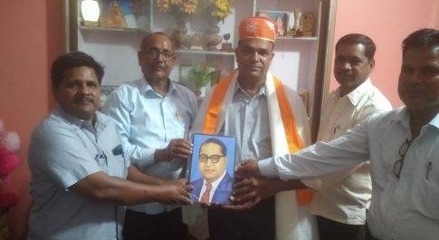 भारतीय साहित्य अकादमी ने छगन लाल जीनगर का किया अभिनन्दन  