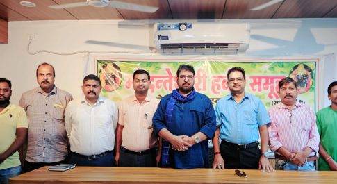 मां दंतेश्वरी हर्बल फार्म पर भारत-सरकार ‘कृभको’ के अधिकारियों का स्वागत सम्मान!