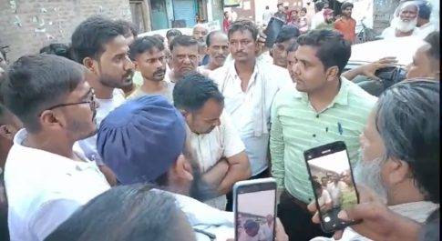 नाजिरपुरा मैं हुआ स्मार्ट बिजली मीटर सर्वे का विरोध