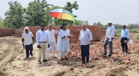 बहराइच-खलीलाबाद नई रेल लाइन के लिए नगर मजिस्ट्रेट के नेतृत्व में प्रारम्भ हुई स्थलीय जाँच