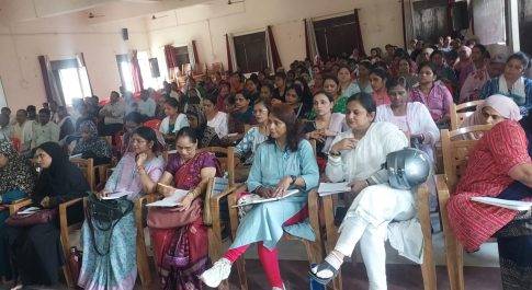 नवागन्तुक एबीएसए पुष्पेंद्र कुमार जैन ने कसे प्रधानाध्यापको के नट बोल्ट।
