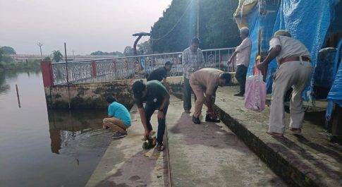 मरी माता मन्दिर परिसर में वन विभाग द्वारा संचालित हुआ स्वच्छता अभियान