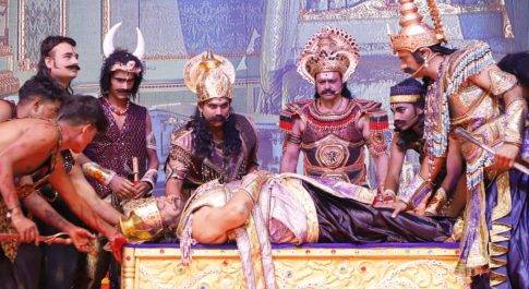 लव-कुश रामलीला मंच पर
