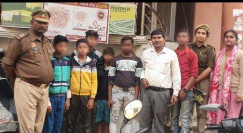 बाल श्रम के विरुद्ध कड़ी कार्रवाई करते हुए पुलिस ने 06 बाल श्रमिकों का किया सुरक्षित रेस्क्यू
