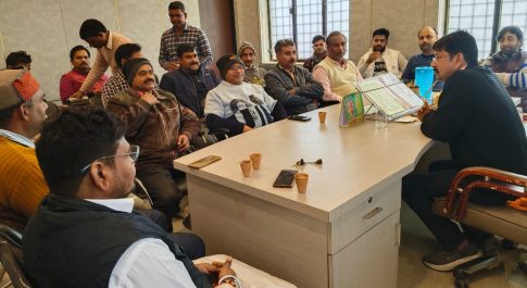 प्रेसवार्ता मे चेयरमैन ने दी गणतंत्र दिवस की शुभकामनाएं