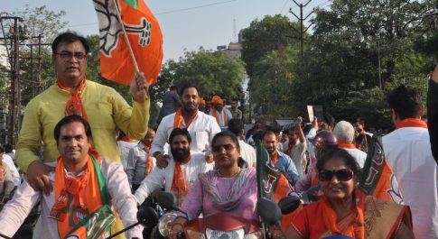 योगी सरकार के आठ वर्ष पूरा होने पर मुरादनगर विधानसभा में भाजपा ने निकाली बाइक रैली 