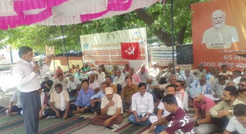 जेके मजदूरों के समर्थन में सीकर सांसद कॉमरेड अमराराम आज कोटा में