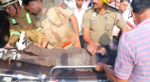 गाजियाबाद के पॉश इलाके आरडीसी में अग्निशमन विभाग की सूझ-बूझ से टला बड़ा हादसा