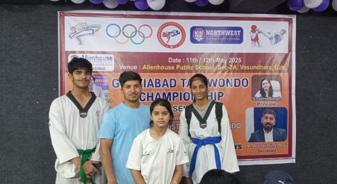 ताइक्वांडो चैंपियनशिप में जय कांत त्यागी ने जीता रजत पदक